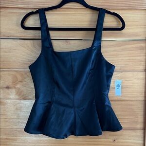 Old Navy Elegant Black Peplum Blouse